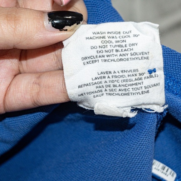 ORLEBAR BROWN  Short Sleeve Polo Shirt in Blue Cotton Men'sSize Small - Picture 9 of 9